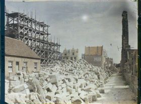Image représentant Belgique, Ypres, Reconstruction de la Cathédrale St Martin