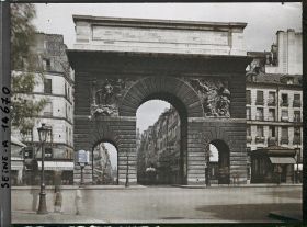 Image représentant La porte St-Martin, vue de la rue St-Martin
