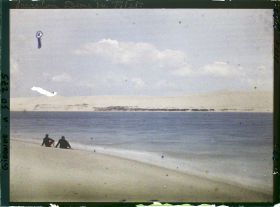 Image représentant France, Arcachon, La Dune du Pilat, la plus haute de l'Europe, et le bassin