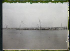 Image représentant Belgique, Ostende, Le Vindictive dans le Chenal