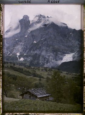 Image représentant Grindelwald, le Wetterhorn et le glacier de Grindelwald