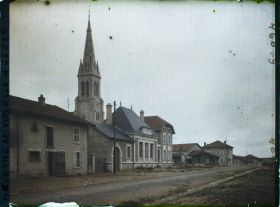 Image représentant France, Flirey, Nouvelle Eglise et Mairie