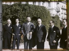 Image représentant Accords de Locarno, la délégation italienne