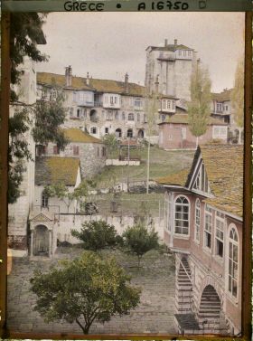 Image représentant Mont Athos, Vatopédi, Autre partie de la Cour