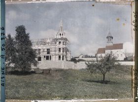Image représentant France, Celles s/ Aisne, Eglise et Château