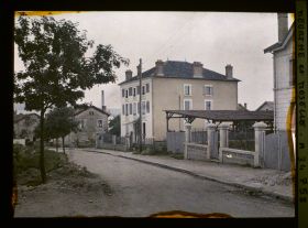 Image représentant France, Pagny s/ Moselle, Reconstructions rue de Strasbourg