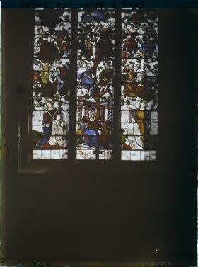 Image représentant Cathédrale Saint-Lazare, le vitrail de l'arbre de Jessé