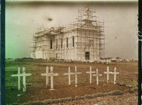 Image représentant France, Ne De de Lorette, Façade de la Chapelle