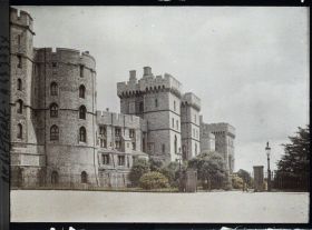 Image représentant La terrasse Nord du château de Windsor du côté des appartements