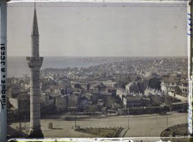 Image représentant Turquie, Constantinople, Panorama vers San Stéphano et la mer de Marmara