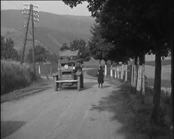 Image représentant Les bords du Rhin, manoeuvres militaires