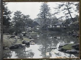 Image représentant Villa impériale de Katsura (Katsura-Rikyu) : le vieux shoin de la villa et le pavillon de thé Geppa-ro