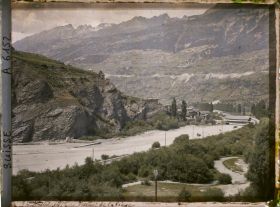 Image représentant La vallée de la Viège et le pont couvert de Viège