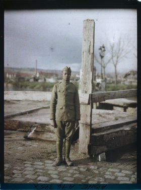 Image représentant Portrait d'un soldat de l'armée coloniale anglaise