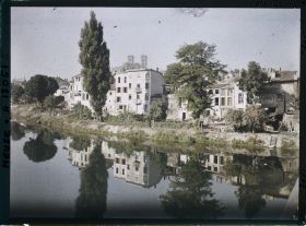 Image représentant France, Verdun, La Meuse à Verdun (Vue prise du Pont Chaussée
