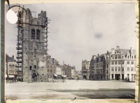 Image représentant France, Bethune, Grande Place et Beffroi