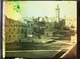 Image représentant Vue vers le sud-ouest de l'Esplanade Sacrée (Haram el Sherif)