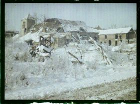 Image représentant France, Crapeaumesnil, Coin du Village, 1ère Lignes boches en mars 1917