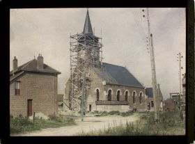 Image représentant France, Bailleul - Sire - Berthoud, Eglise en construction