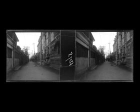 Image représentant Une rue décorée à l'occasion du jour de l'an