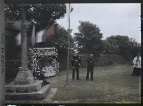 Image représentant Le reposoir de saint Théleau sur le parcours de la Grande Troménie