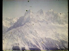 Image représentant France Les Alpes, Vue prise de la Flégère. Aiguilles Le Charmoz, la Blaitière et du Plan
