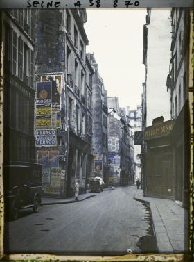 Image représentant La rue Quincampoix au niveau du numéro 80