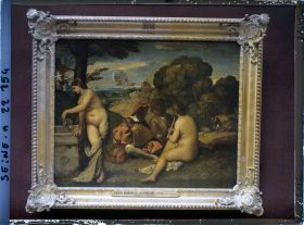 Image représentant Le Concert champêtre, Titien, musée du Louvre