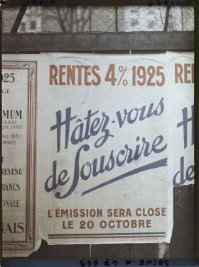 Image représentant Affiches de l'emprunt, "Hâtez-vous de souscrire"