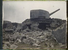Image représentant Belgique, Zeebrugge, Une pièce de la batterie de Friedrichsart