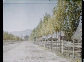 Image représentant Afghanistan, Dar-ul-Aman, La Grande Avenue vers la nouvelle Ville et le Palais du Gouvernement