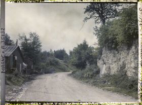 Image représentant France, Vienne le Château , Route allant s/ Vienne la Ville