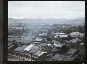 Image représentant panorama Kyôto depuis l'hôtel Miyako