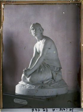 Image représentant Jeanne d'Arc à Domrémy, Chapu, musée du Louvre