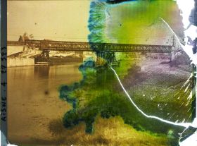 Image représentant France, Soissons, Le Pont du Chin de fer de l'Aisne rétabli