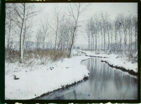 Image représentant France, Le moulin du Chatelain sous la neige