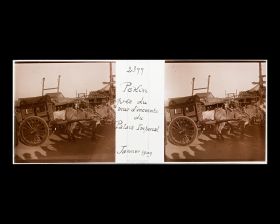 Image représentant Un attelage de notable sur Donganmen dajie ("avenue de la Porte de l'Est")