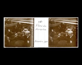 Image représentant Jeux d'argent organisés par les chinois pour les passagers des 3emes classes