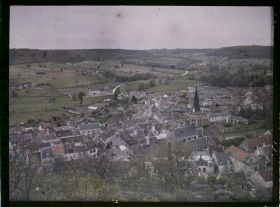 Image représentant France, Chevreuse, Vue Générale de la Ville prise de la Madeleine