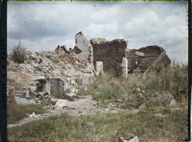 Image représentant France, Barleux, Ruines du Village