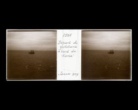 Image représentant Départ de Yokohama à bord du "Koréa"