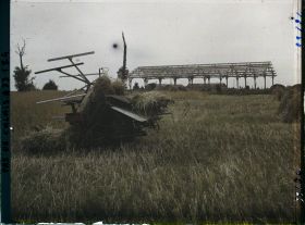 Image représentant France, Morval, La moisson à Morval