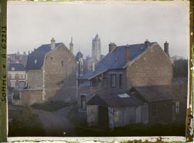 Image représentant Somme, Péronne, Quartier Ouest au Soleil Couchant