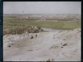 Image représentant Panorama d'une ville proche du site archéologique d'Assiout