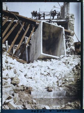 Image représentant France, Reims, Ruines d'une Usine