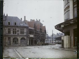 Image représentant France, Reims, Vue vers  la Place du Marché
