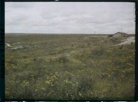 Image représentant France, Fleury, Vue prise de la route de Fleury au fort de Vaux vers l'Ouest