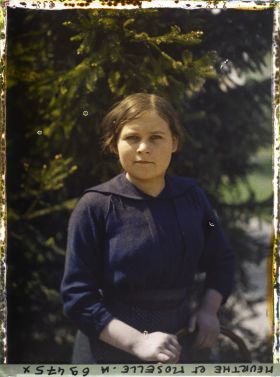 Image représentant École ménagère, Mademoiselle Rose Chapuy, élève
