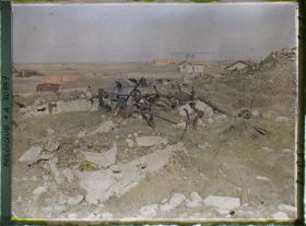 Image représentant Belgique, Dixmude, Ruines de la Minoterie, Pont sur l'Yser et Boyau de la Mort