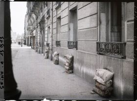 Image représentant Soupiraux protégés contre les bombardements au niveau du 23, rue Poussin